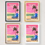 Wallity Miami - 2016 Póster A3 (29,7 x 42 cm) Acabado Satín Mate Sin Enmarcar
